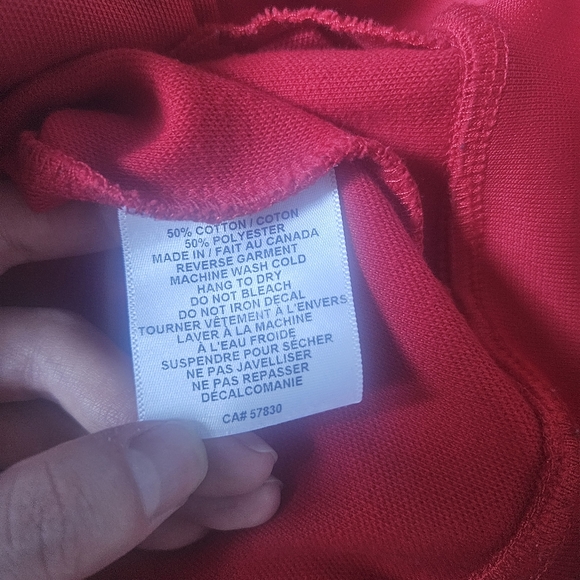 OLD - OVO Track Jacket Red Black White Athleisure Cotton Blend Large - Picture 8 of 8